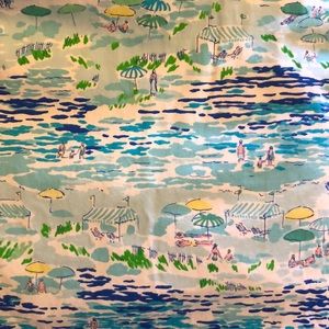 Lily Pulitzer sundress in “High Tide Toile”